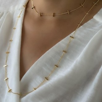 Detalhes do produto Choker Barrinhas em Ouro